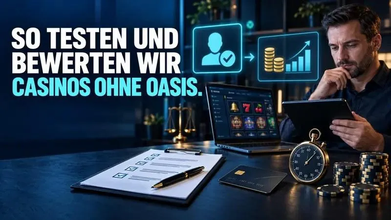 So testen und bewerten wir Casinos ohne OASIS